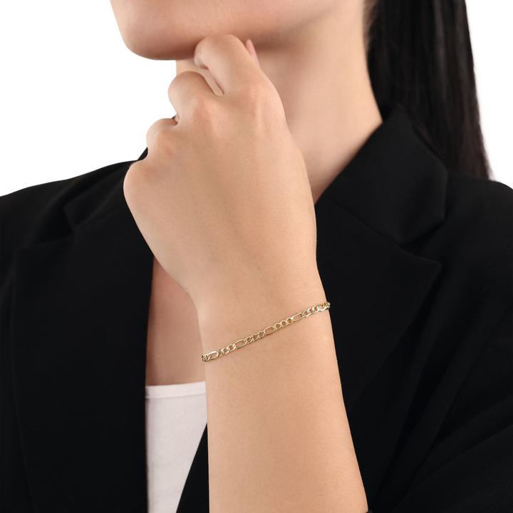 Immagine prodotto Amor Armschmuck für Damen und Herren, Unisex, Gold 375 (19 cm, 9 ct, Oro 375)