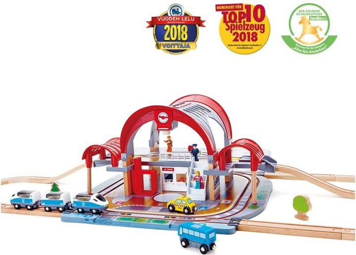 Actual product image Hape metropolitan railway station