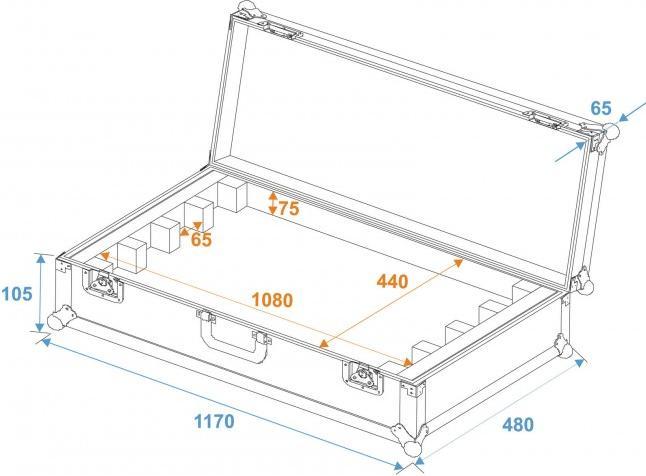 Immagine prodotto Roadinger Custodia per il trasporto EC-B252 f.4xLED BAR-252 RGB