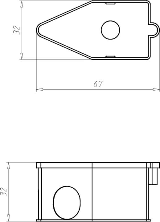 Actual product image Kaiser Wall light junction box