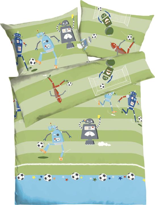 Produktbild Kaeppel Biber Bettwäsche Robo Fussball kiwi