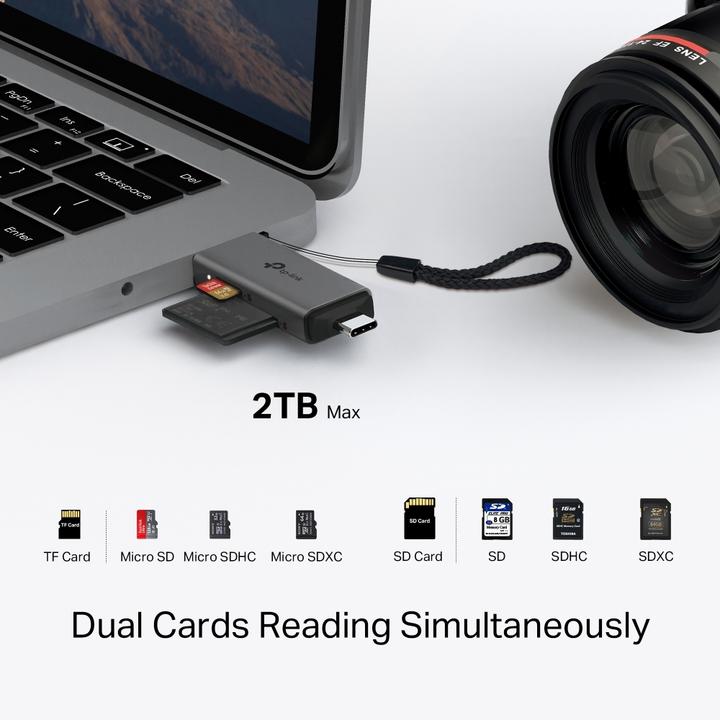 Produktbild TP-Link USB3.0 TYPE-C SD 3.0 ADAPTER (USB 3.1)