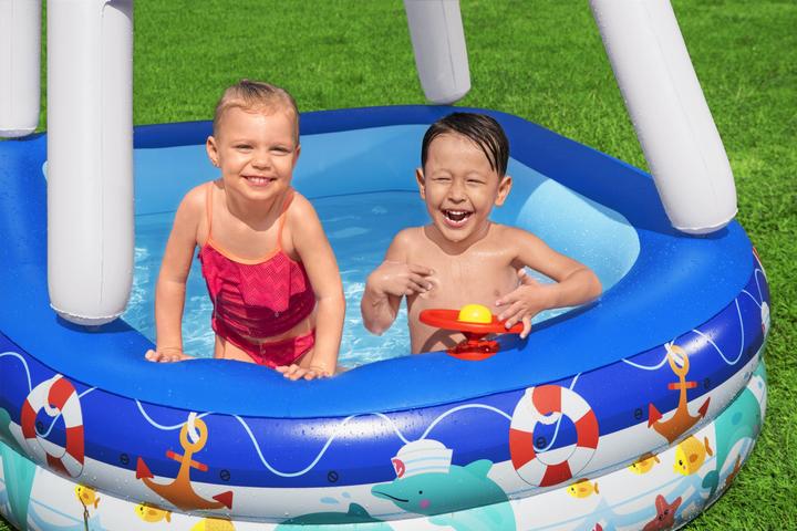 Produktbild Bestway Family Pool mit Sonnenschirm Sea Captain