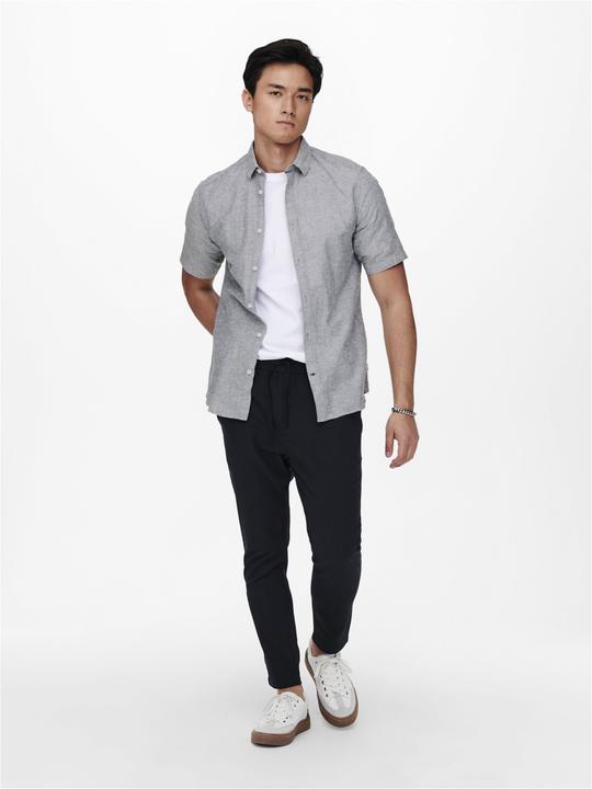 Produktbild Only & Sons Leinen Kurzarmhemd (XS)