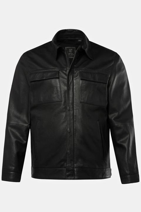 Actual product image JP1880 Leather jacket, leather, lamb nappa, multiple pockets (3XL)