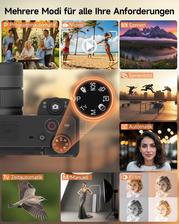 Produktbild Rollei Compactline 10x Flip Kompaktkamera (64 Mpx, 1/4")