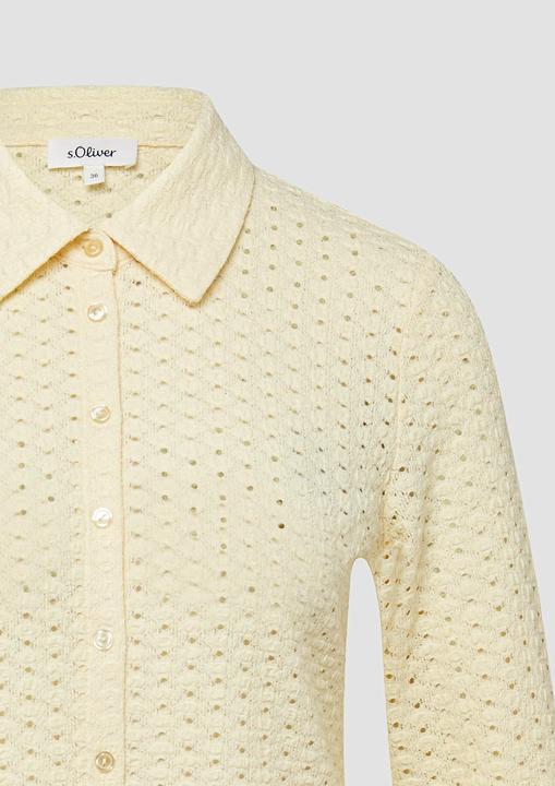 Immagine prodotto s.Oliver Jersey-Bluse aus Lochspitze (38)