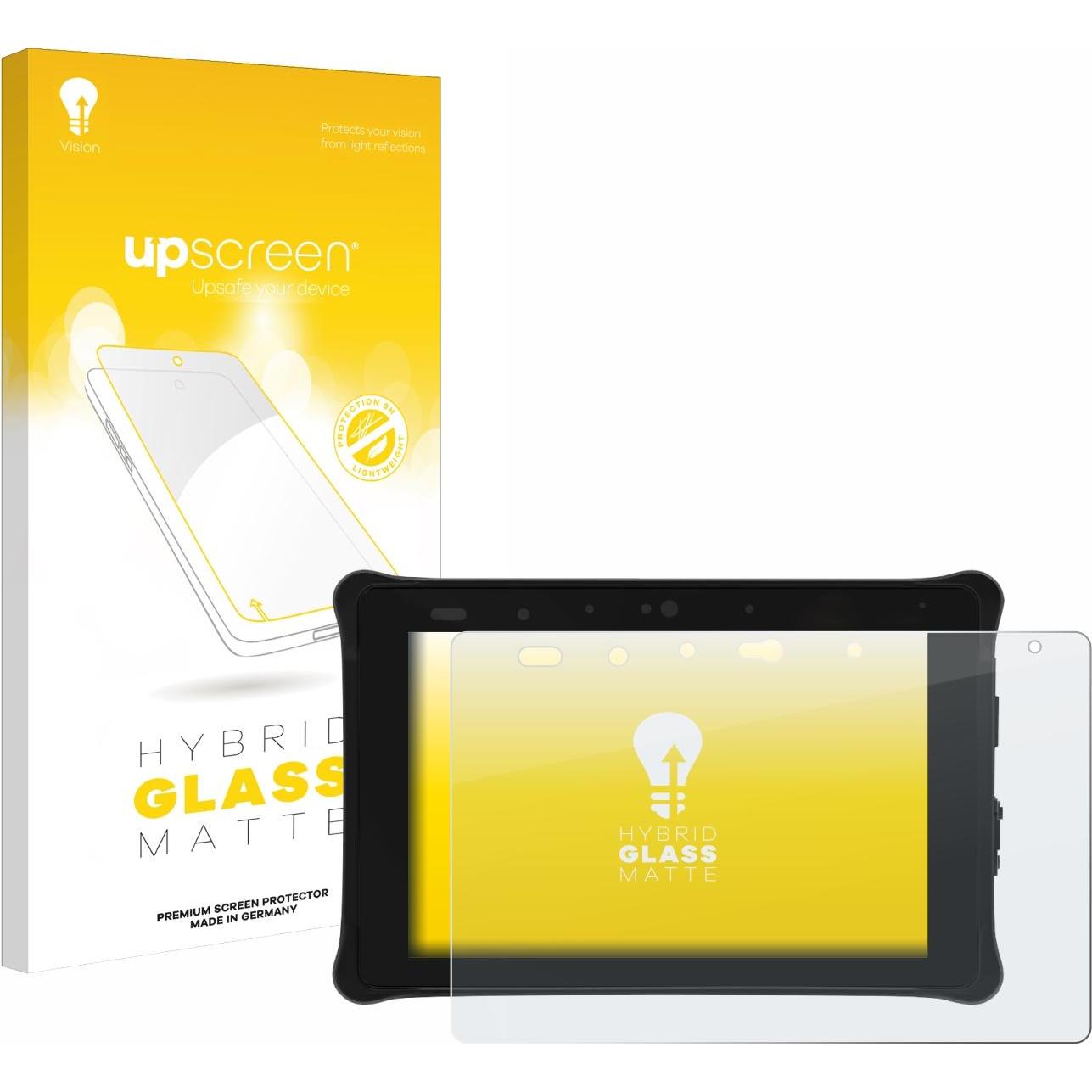 upscreen Schutzglas Schutzfolie Displayschutz Display Schutz Glas Folie matt (Displayschutz), Kameraschutz, Grau