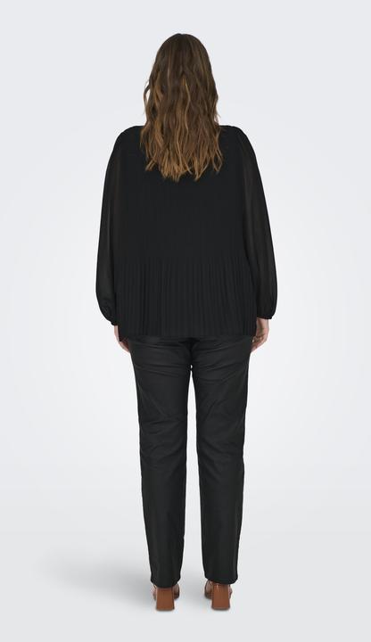 Produktbild Only Normal geschnitten Rundhals Elastische Bündchen Ballonärmel Top Top (44)