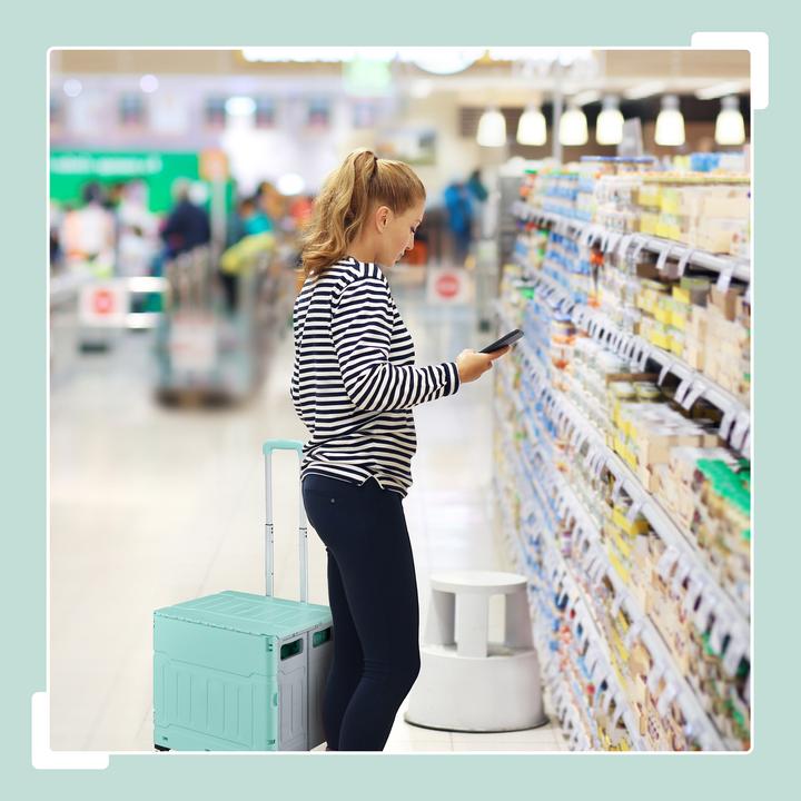 Image du produit Relaxdays Chariot de courses