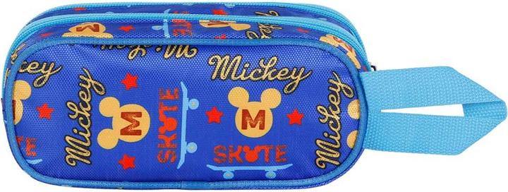 Actual product image Karactermania Mickey Mouse Freestyle-3D Double Pencil Case, Blue, 22 x 9.5 cm, Blue, One Size, 3D Double Pencil Ca