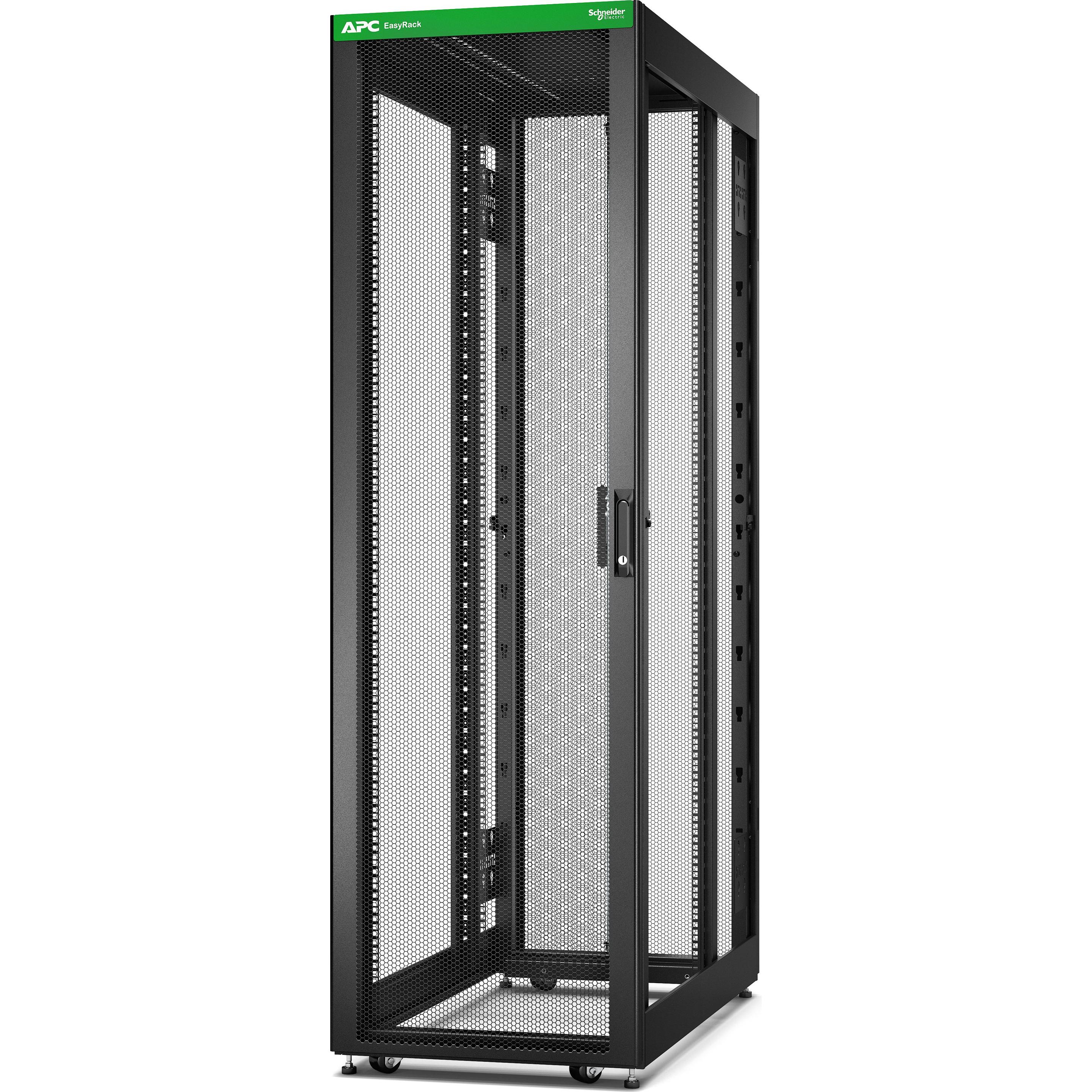APC Netzwerkschrank Easy Rack ER6220 42HE / Schwarz (10.87 HE, 19 Zoll Rack), Serverschrank, Schwarz