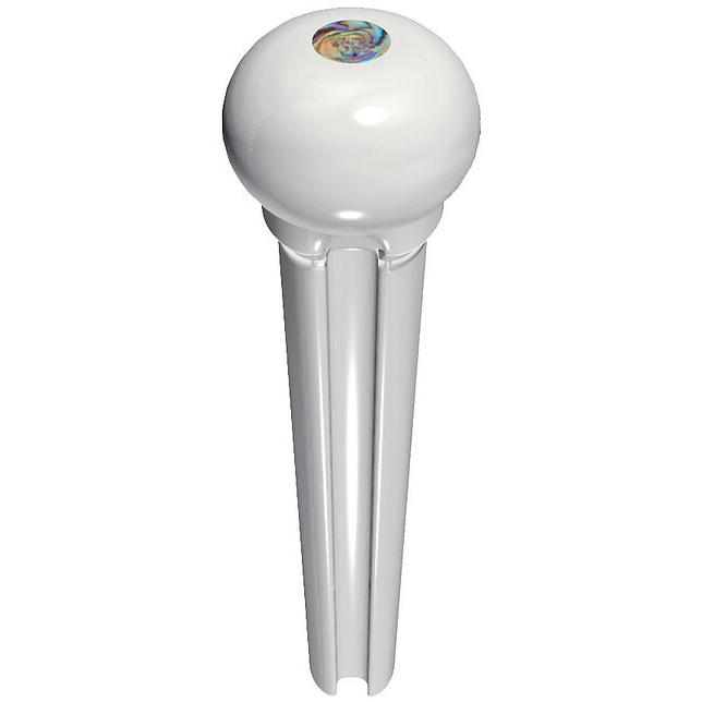 Graph Tech Pin PP 1182-00 white/Paua, Zubehör Instrumente, Weiss
