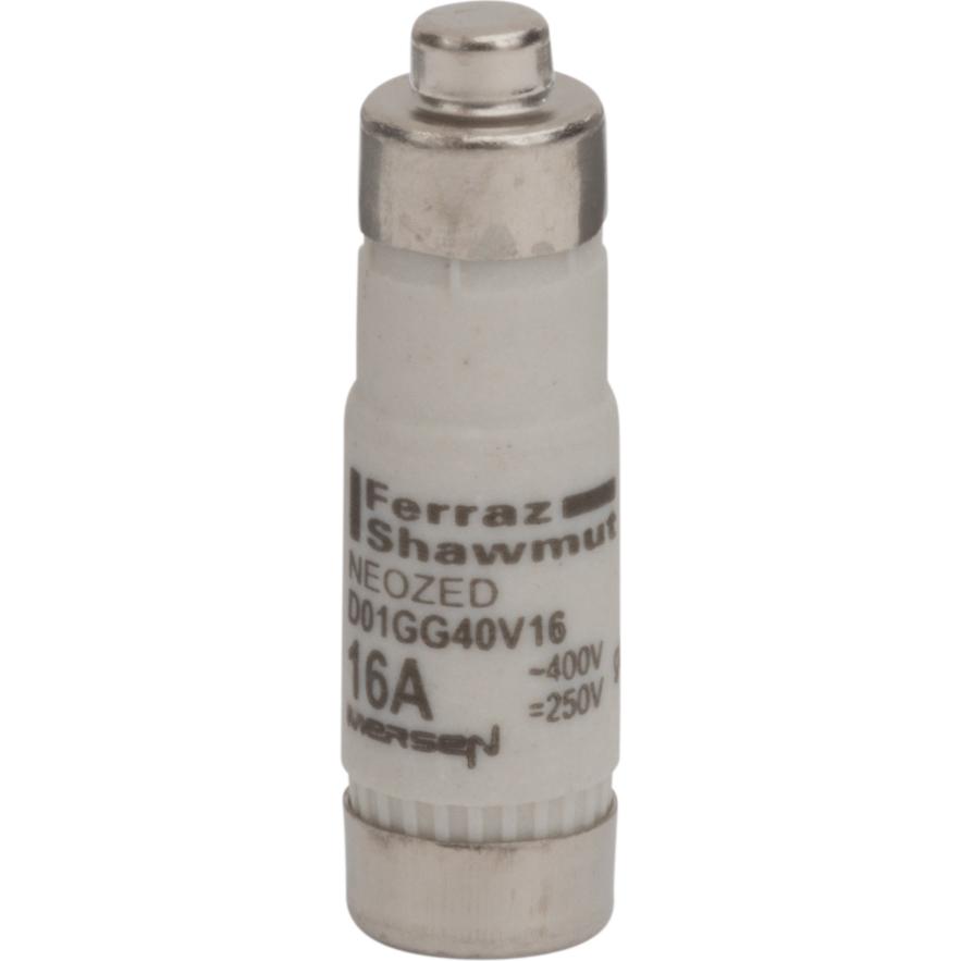 Mersen, Fusibile, Collegamento del fusibile (16 A)