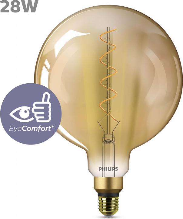 Energie-Label Philips LED EyeComfort (E27, 4.50 W, 300 lm, 1 x, F)