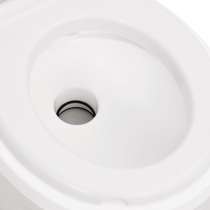 Immagine prodotto VidaXL Toilette da campeggio da incasso Bianca 24+17 L HDPE e PP