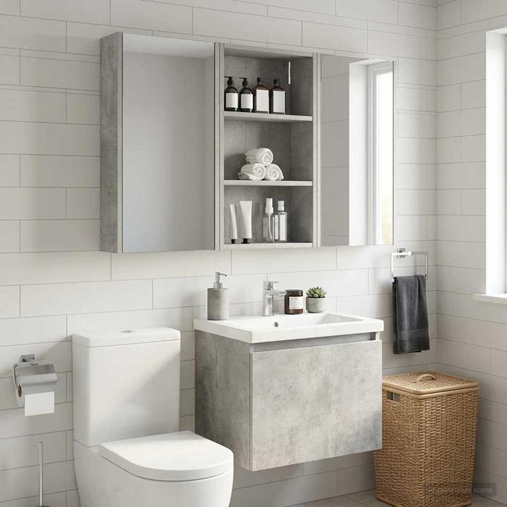 Produktbild vidaXL Badezimmerschrank (40 x 14 x 70 cm)