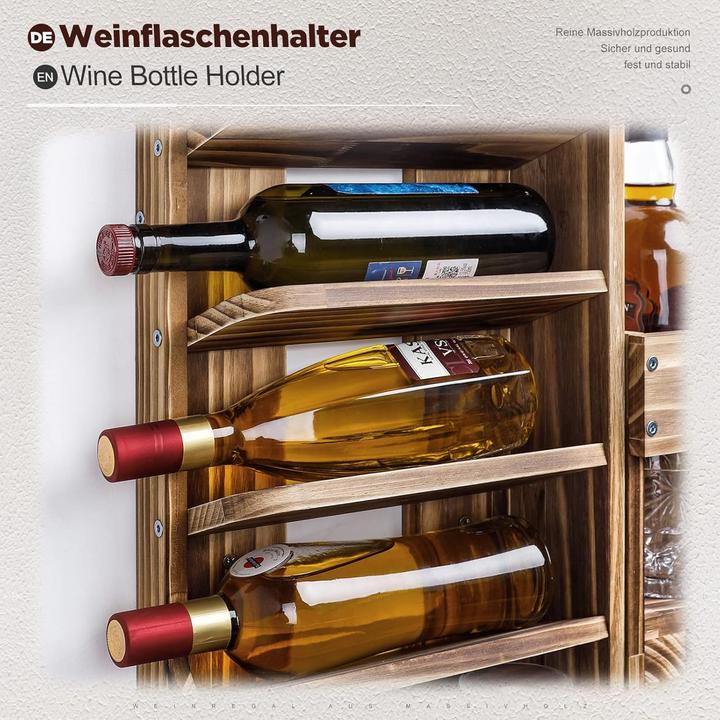 Produktbild Yorbay Weinregal (96 x 96 x 66 cm)