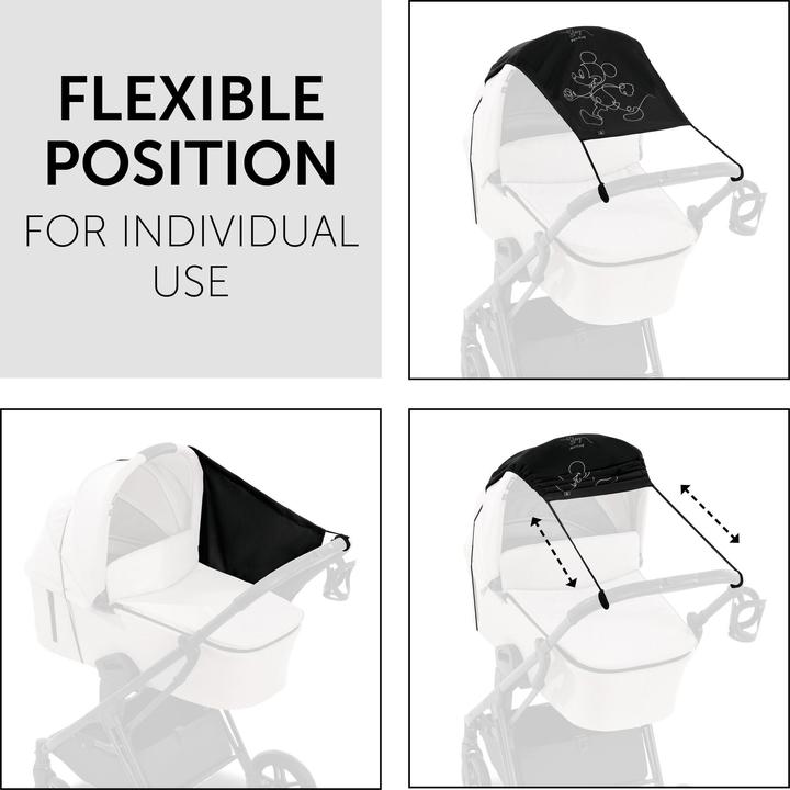 Produktbild Hauck Sunshade Mickey Mouse Black