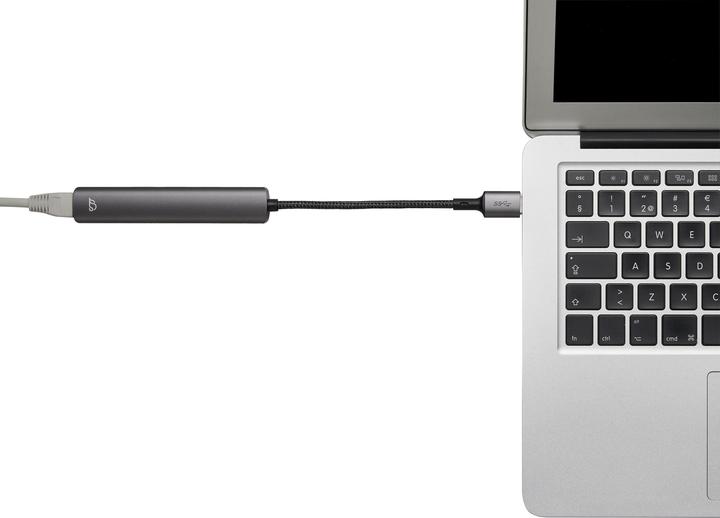 Actual product image Bluecloud USB-A Hub and Gigabit Ethernet, 4 ports (USB-A, 4 ports)