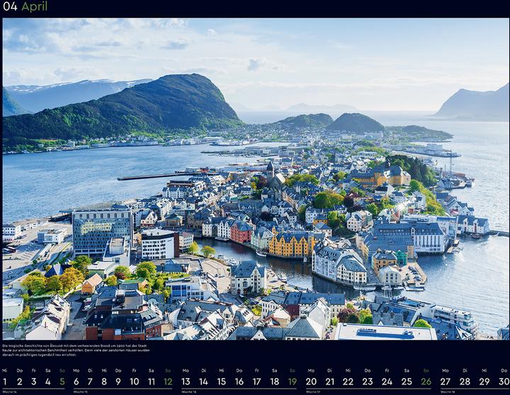 Produktbild Hurtigruten - Wandkalender 2026 (60 x 45 cm, Harter Einband, Deutsch)