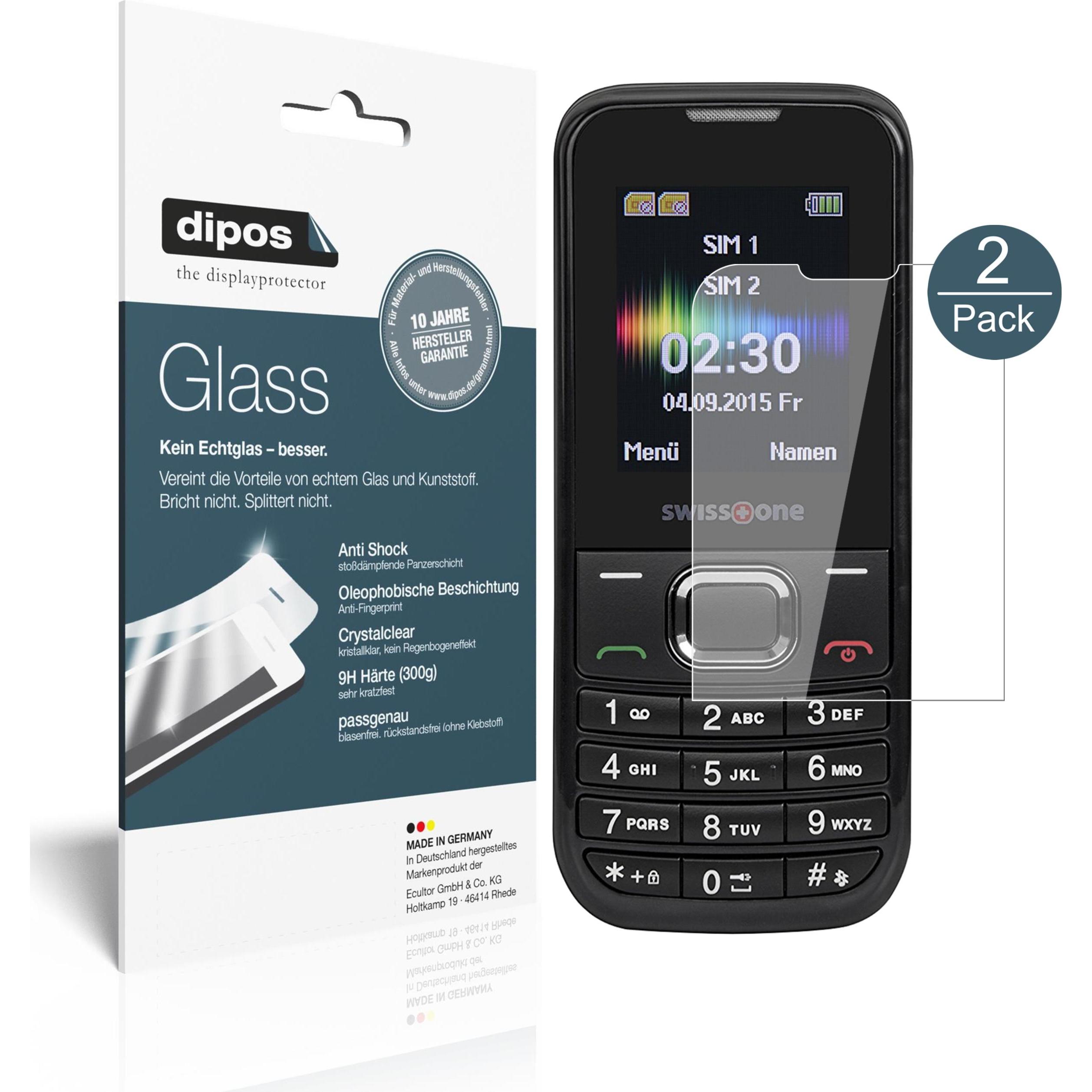 Dipos Displayschutz Anti-Shock (1 Stück, Swisstone SC 230), Smartphone Schutzfolie, Transparent