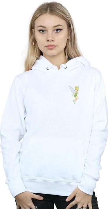 Immagine prodotto Disney Tinkerbell Chest Felpa con Cappuccio Donna (XL)