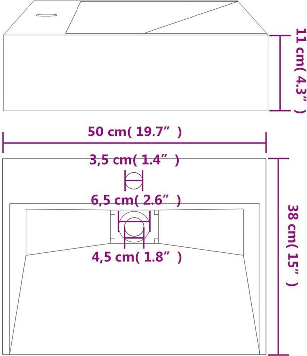 Produktbild VidaXL Leta (380 mm, 500 mm)
