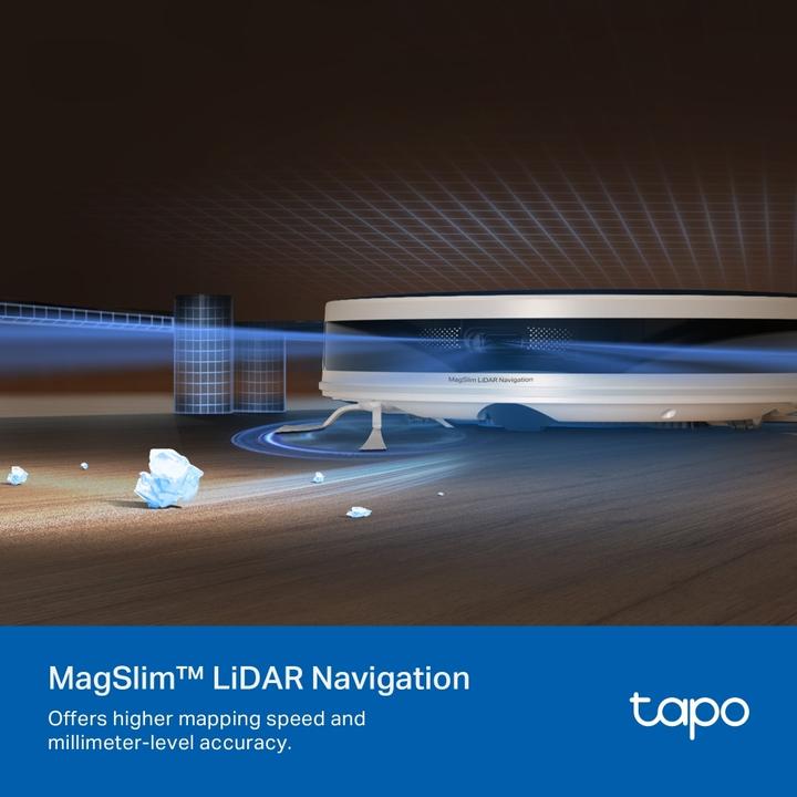 Produktbild TP-Link RV20 Max Plus Roboterstaubsauger mit Wischfunktion und automatischer Entleerungsstation (5300 Pa, Wischtuch)