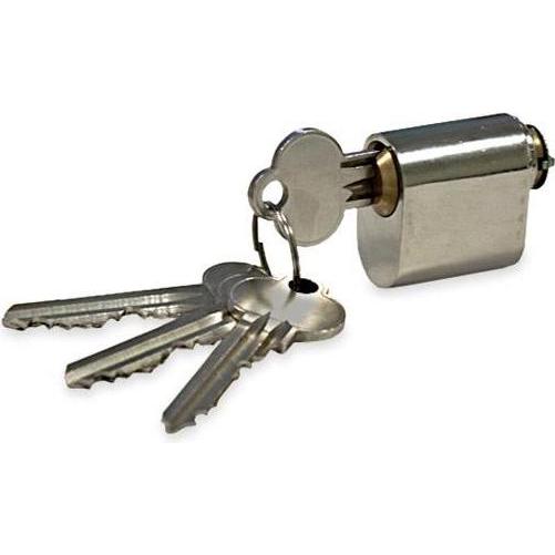 Valnes, Türschloss + Schliesszylinder, Oval Cylinder Scandinavian E701c Chrome