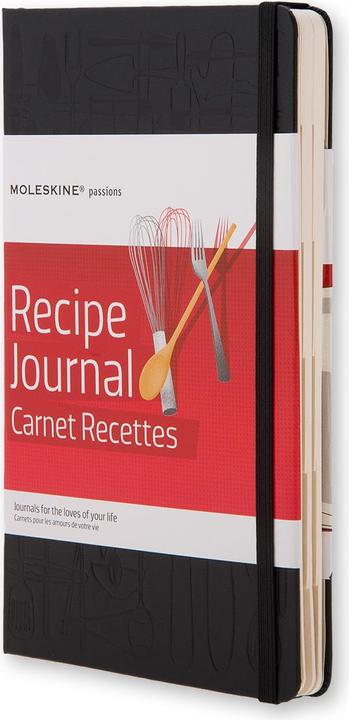 Moleskine Recipe Journal (A5, Plain, Hardcover)