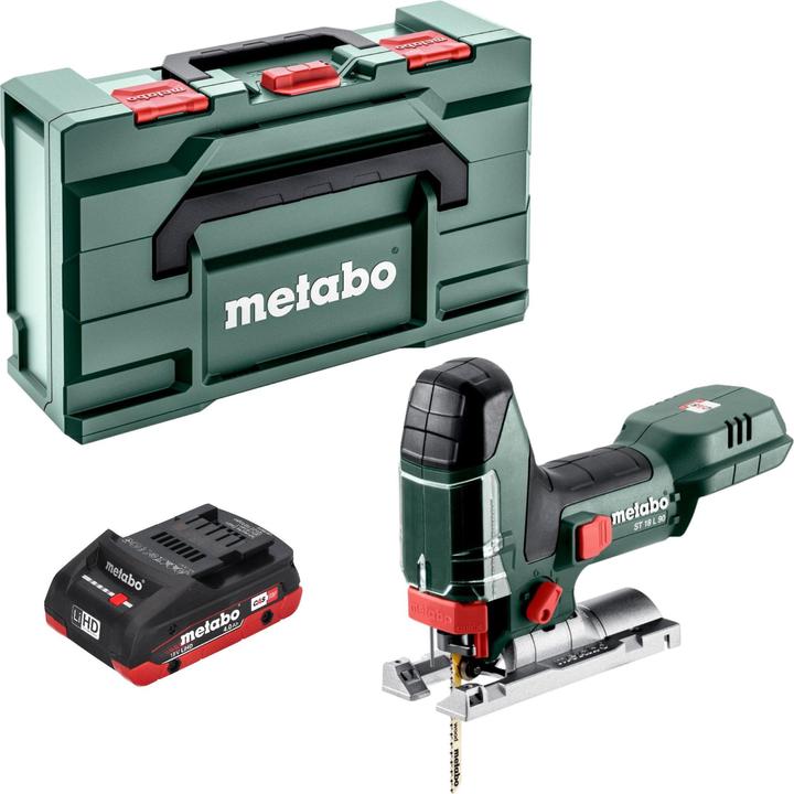Produktbild Metabo ST 18 L 90 Akku Stichsäge 18 V 90 mm + 1x LiHD Akku 4,0 Ah + Metabox - ohne Ladegerät