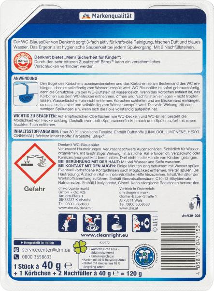 Produktbild dm Denkmit Blauspüler