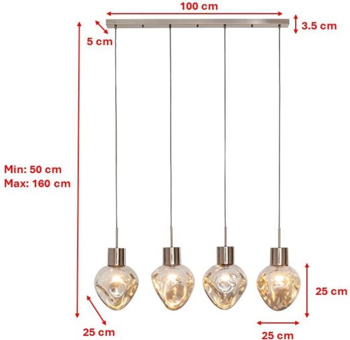 Image du produit Kare Design Lampe à suspendre Supernova Smoky 110cm (E27)