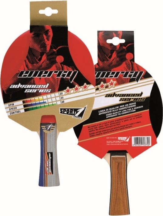 Power Play 708800041 - SPORT-ONE - RACCHETTA PING PONG ENERGY 3 stelle