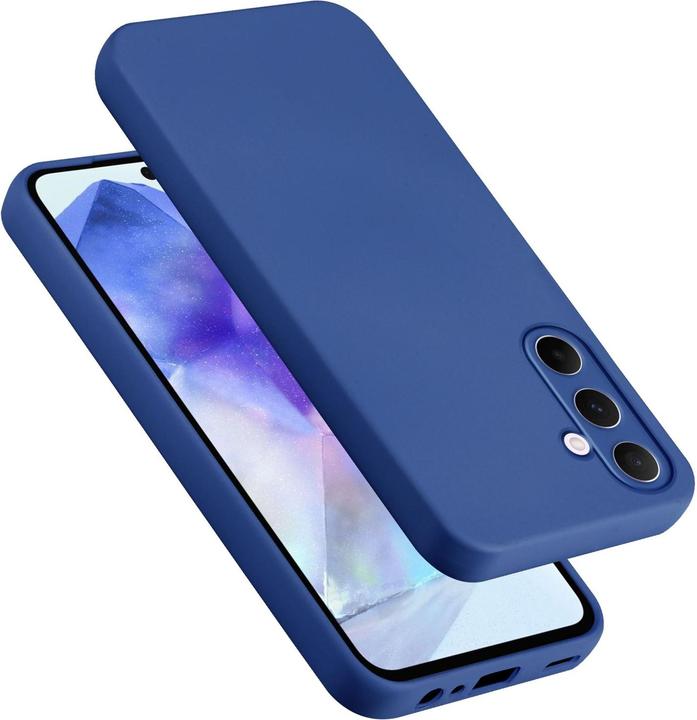 Cadorabo Housse pour Samsung Galaxy A55 TPU avec protection liquide en silicone (Samsung Galaxy A55)