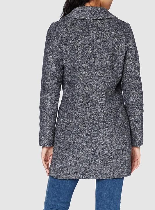 Bugatti Wollmix-mantel con reverkraag