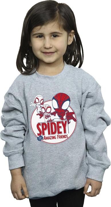 Actual product image Girls Spidey And His Amazing Friends Circle Sweatshirt (116)