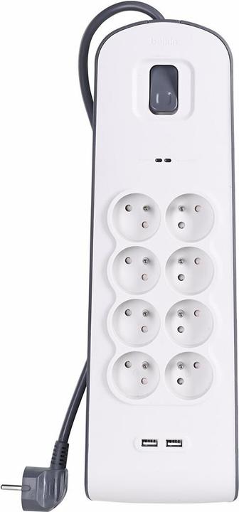 Actual product image Belkin BSV804ca2M 8 AC outputs (8x, 2 m)