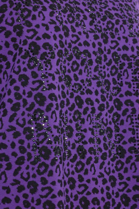 Produktbild Miamoda Longshirt, Leomuster, Glitzer-Statement, 3/4-Ärmel (48)