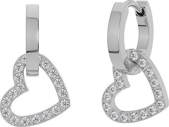 Glanzstücke München Creoles da Donna in Argento Sterling 925/- con Zirconia : Glanzstücke München