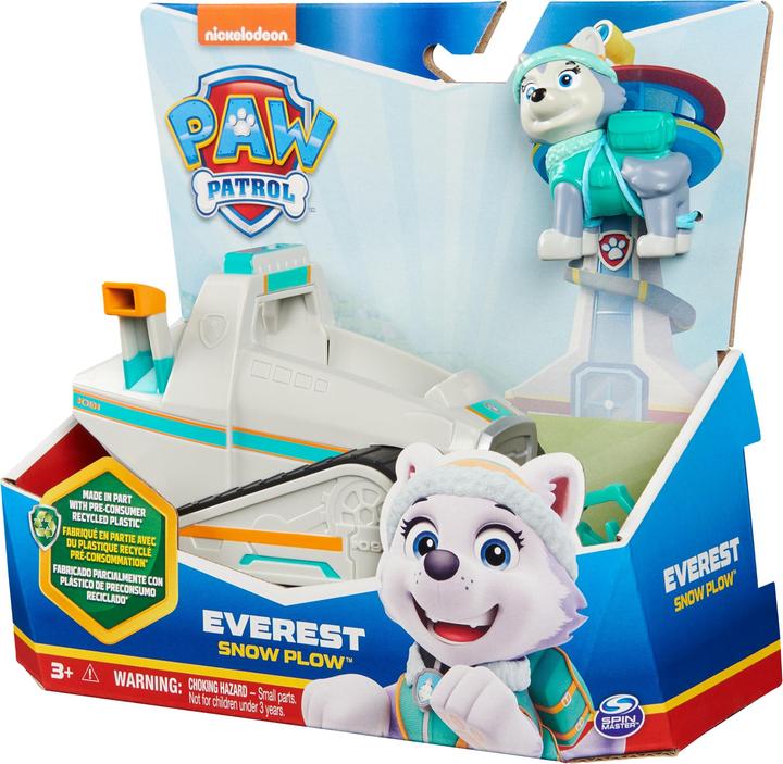 Actual product image Spin Master PAW Patrol, Everest’s Snow Plow, Toy Car with Collectible Action Figure, Sustainably Minded Kids Toy