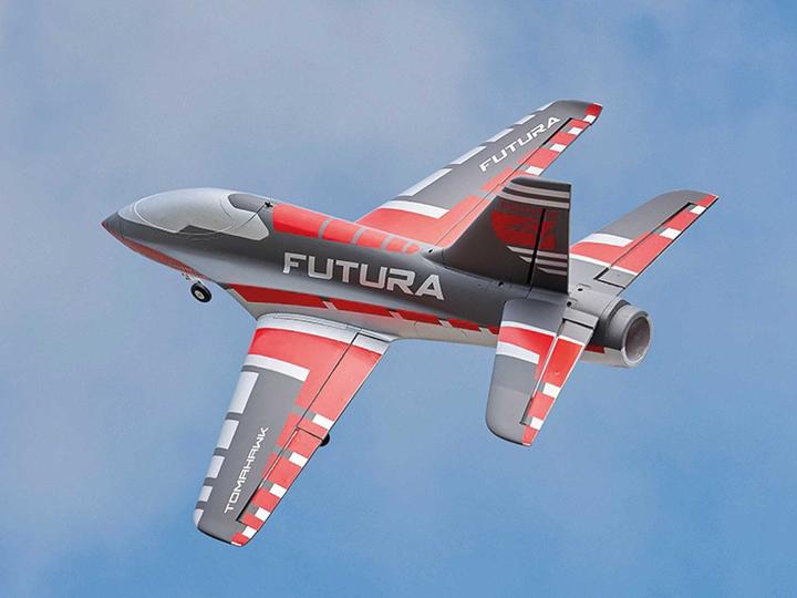 Produktbild FMS Futura Jet EDF 64 PNP rot - 90 cm (Jet)