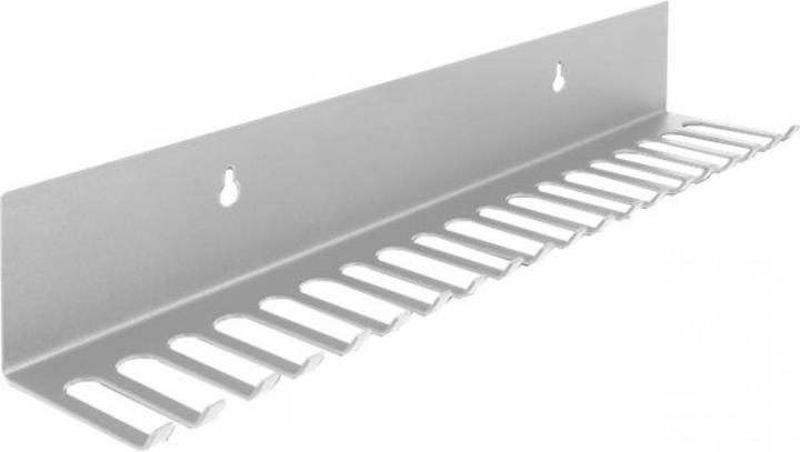 Delock Portacavi 318 x 65 mm per montaggio a parete grigio