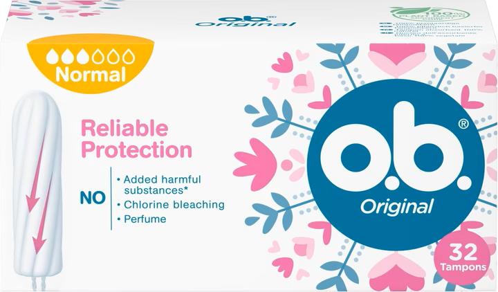Produktbild o.b. OB Tampons Original Normal 32 (32x)