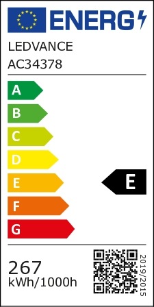 Energie-Label Osram Vialox Nav-T Super 4Y (E40, 250 W, 33200 lm, 1 x, E)