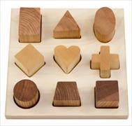 Wooden Story Natural Shape Puzzle Board (English)