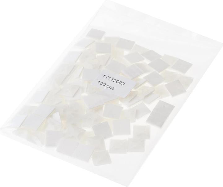 Produktbild VR-Technics Kabelbinder-Befestigungssockel (Klettkabelbinder, 12 mm, 100 Stk.)