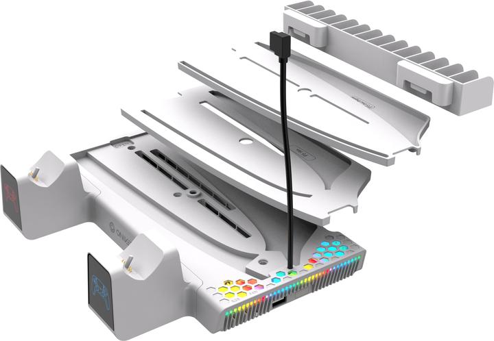 Actual product image Oniverse Nexus 5 Multifunctionele Standaard (PS5/ PS5 Slim) Wit (ONICSMLT-PS5-WHT) (PS5)