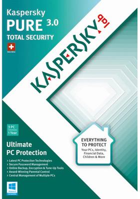 Actual product image Kaspersky PURE 3.0 Total Security